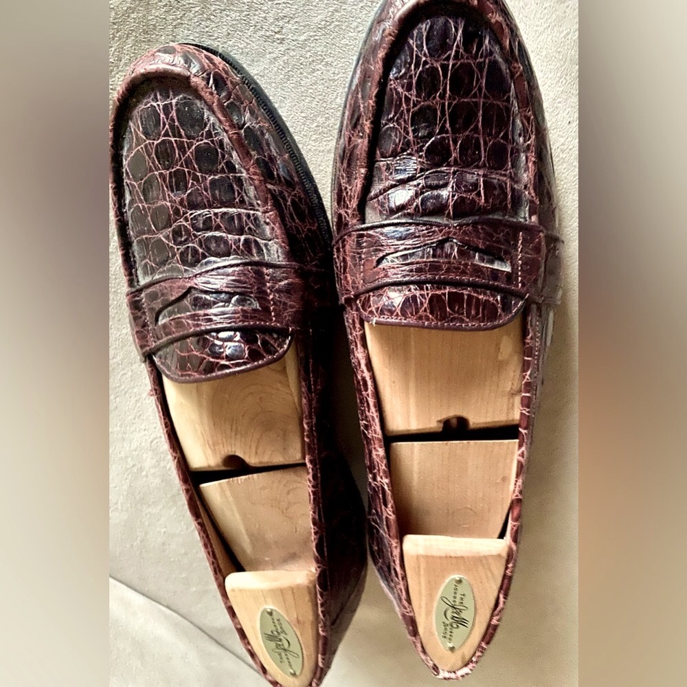 Vintage Genuine Alligator Men’s Loafers 11d